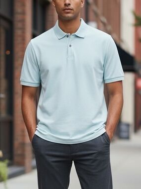 Banana Republic Luxury Touch Polo Island Shores XL